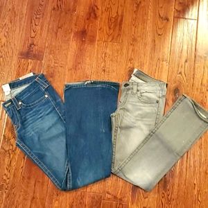2 pairs of true religion jeans